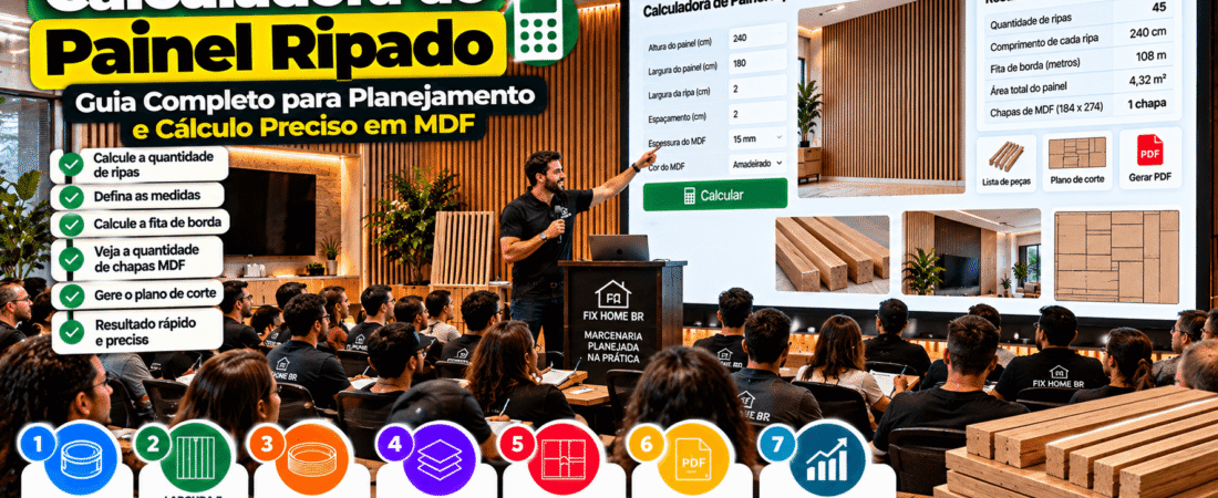 Calculadora de Painel Ripado: Guia Completo para Planejamento e Cálculo Preciso em MDF