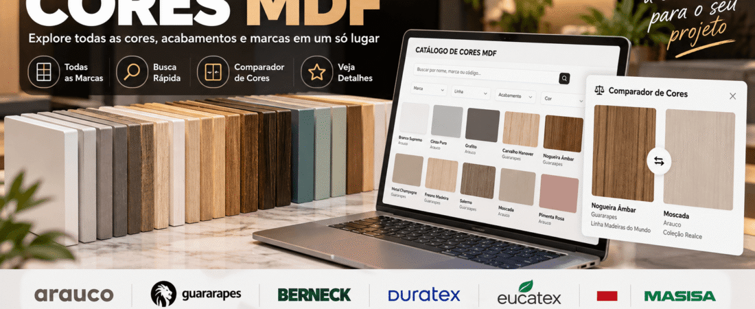 Catálogo de Cores MDF