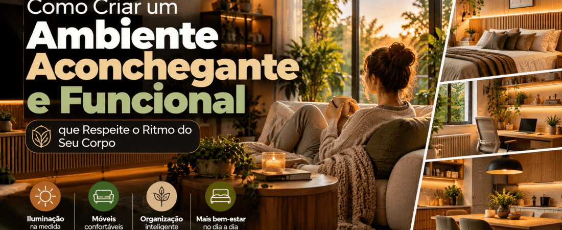 Como Criar um Ambiente Aconchegante e Funcional que Respeite o Ritmo do Seu Corpo