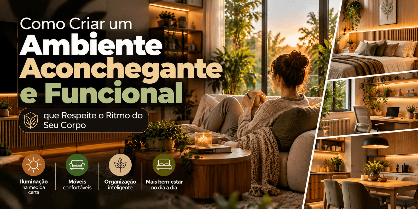 Como Criar um Ambiente Aconchegante e Funcional que Respeite o Ritmo do Seu Corpo