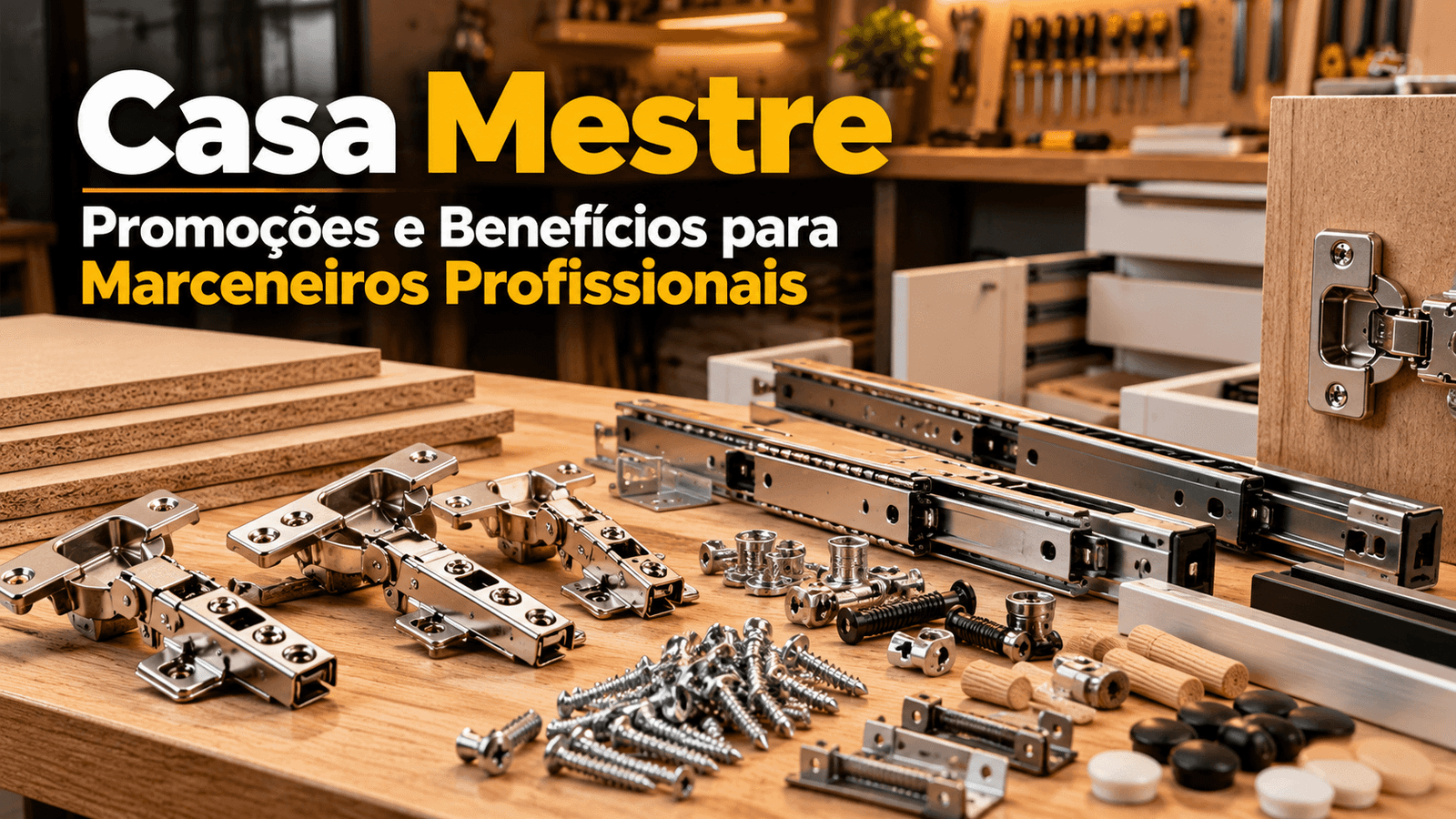 Casa Mestre: Como Aproveitar Promoções e Benefícios em Ferragens para Marceneiros Profissionais