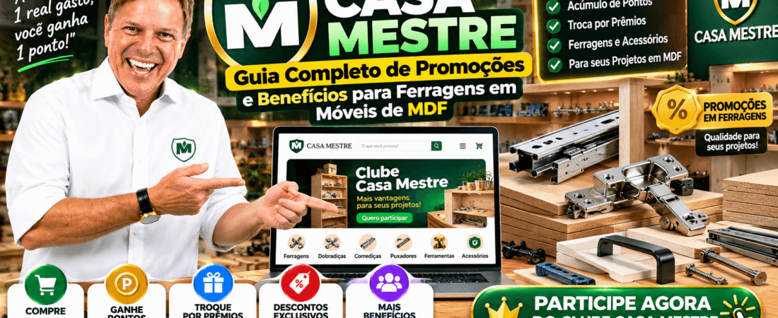 Casa Mestre: Guia Completo de Promoções e Benefícios para Ferragens em Móveis de MDF