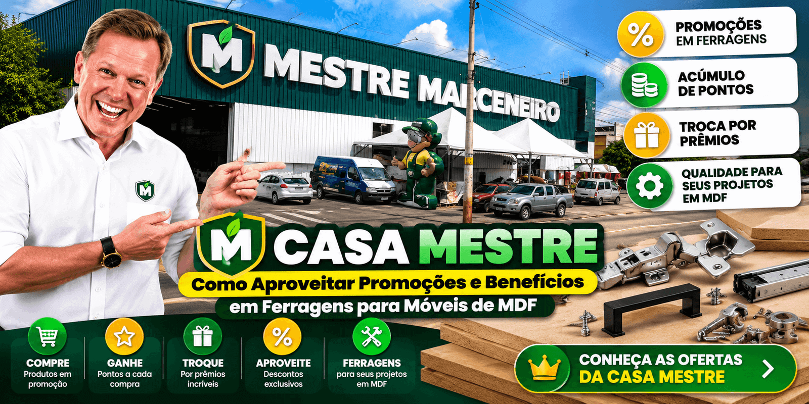 Casa Mestre: Como Aproveitar Promoções e Benefícios em Ferragens para Móveis de MDF
