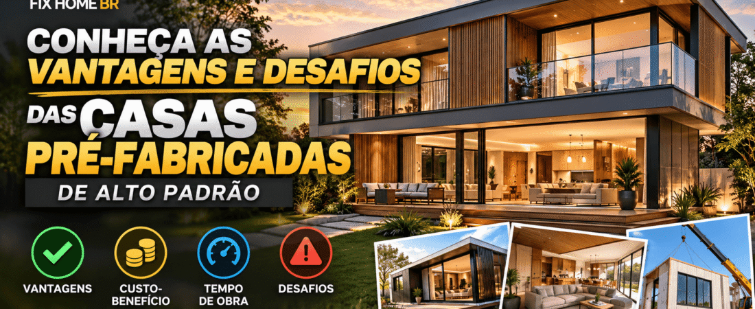 Casas Pré-Fabricadas de Alto Padrão: Vantagens e Custos