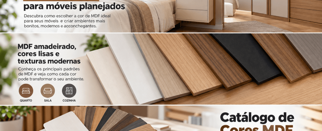 Como Escolher a Cor de MDF para Móveis Planejados
