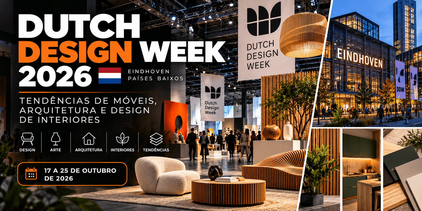 Dutch Design Week 2026: tendências de móveis, arquitetura e design de interiores