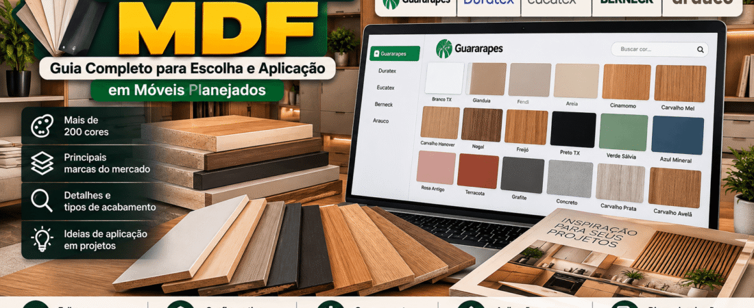 Catálogo de Cores 2027 MDF: Guia Completo para Escolha e Aplicação em Móveis Planejados