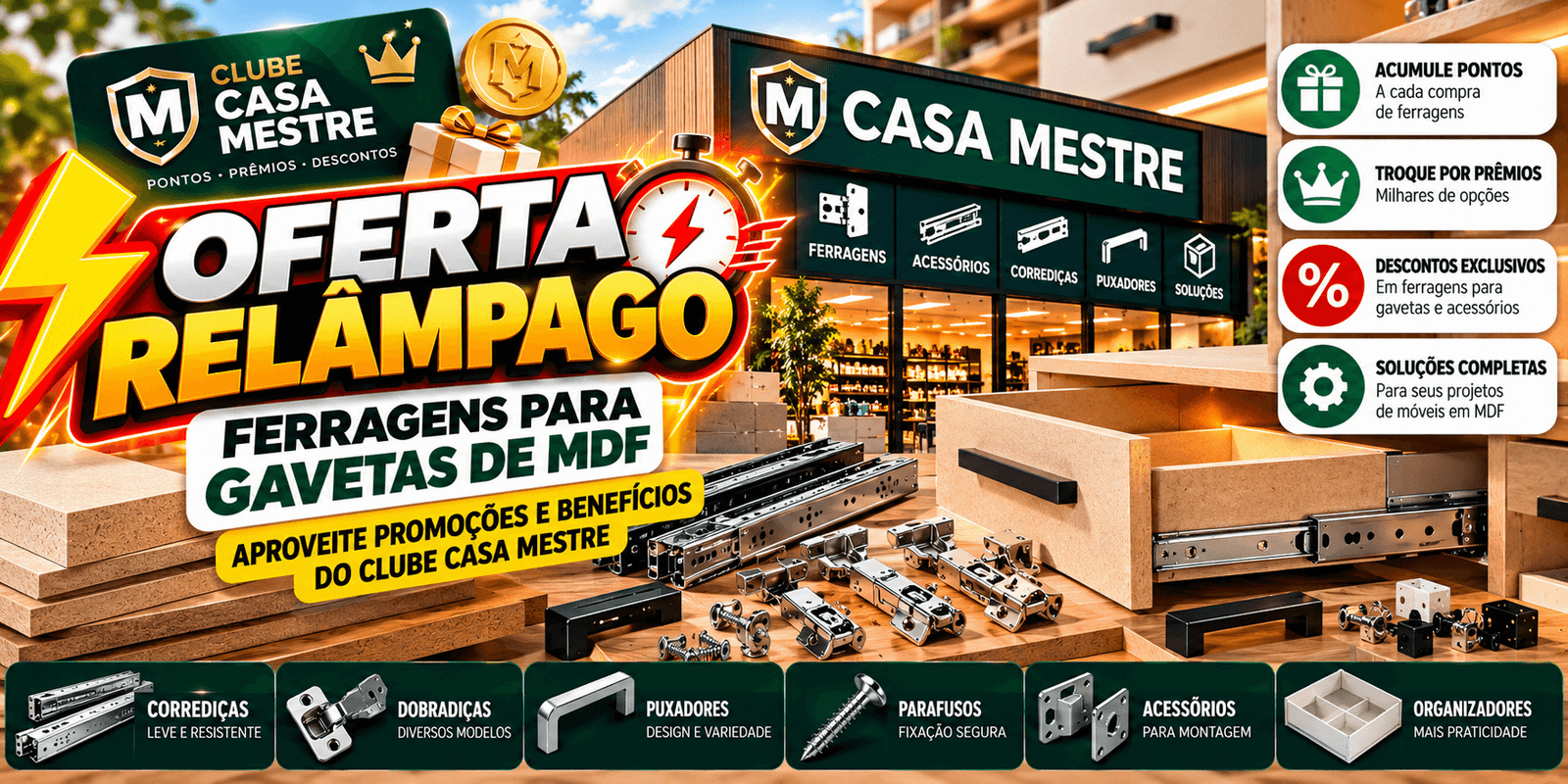 Casa Mestre: Guia Prático para Aproveitar Promoções e Benefícios em Ferragens para Gavetas de MDF