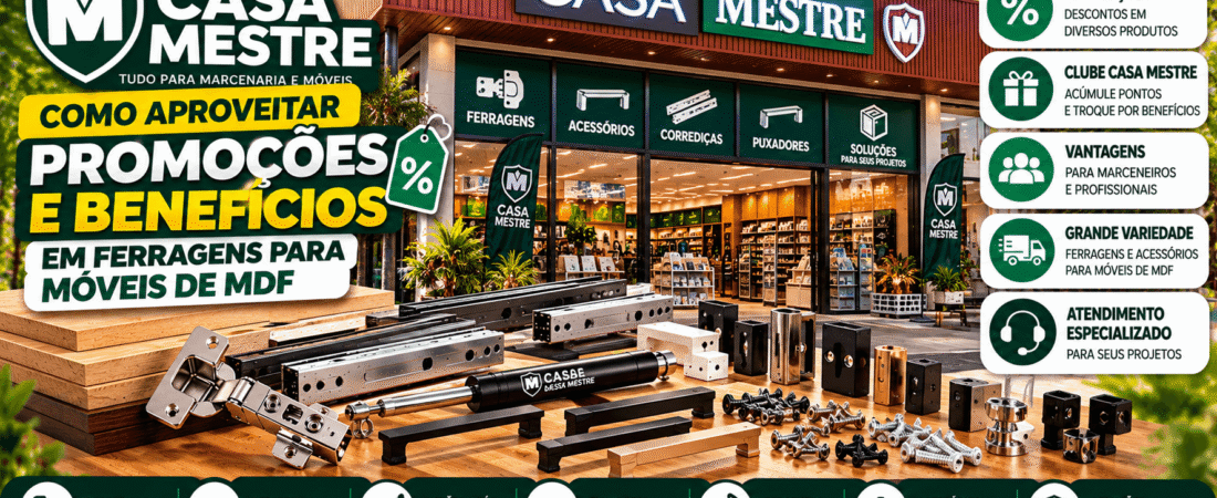 Dicas para Comprar Ferragens para MDF com Melhor Custo-Benefício